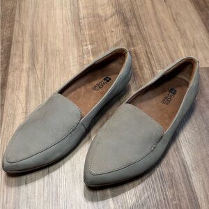 Non Slip Shoes For Crews Women’s Gray Loafers for Work,